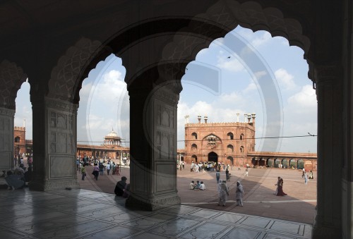 Jama Masjid Moschee | The Masjid-i Jahan-Numa , Jama Masjid mosque