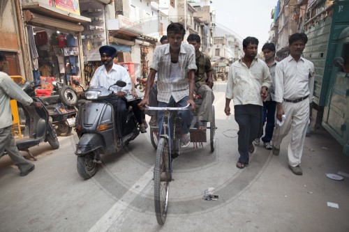 Strassenszene in Neu Delhi | Street scene in New Delhi