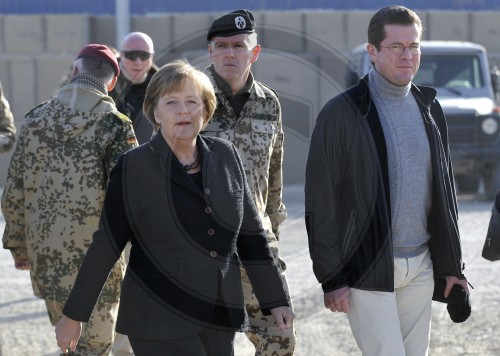 Bundeskanzlerin Angela Merkel besucht Afghanistan