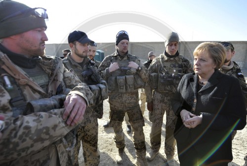 Bundeskanzlerin Angela Merkel besucht Afghanistan|Chancellor Angela Merkel visiting Afghanistan