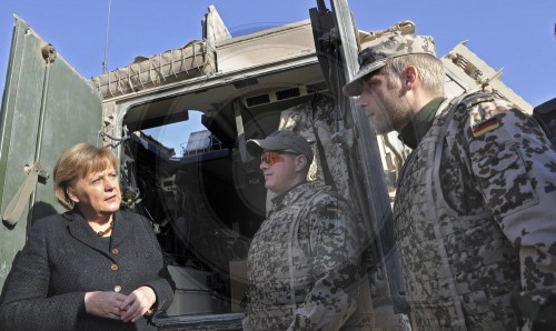 Bundeskanzlerin Angela Merkel besucht Afghanistan|Chancellor Angela Merkel visiting Afghanistan