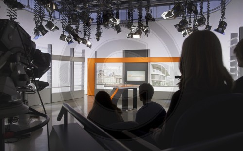 TV Studio im Bundestag