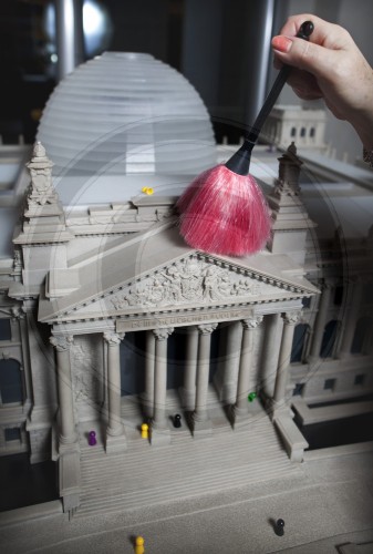 Putztag am Reichstag