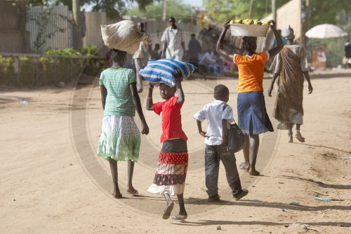 Strassenszene in Juba