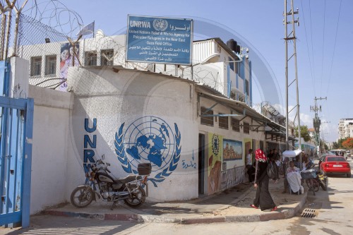 UNRWA head quarter, United Nations Relief and Works Agency for Palestine Refugees in the Near East Gaza Field Office. 14.06.2011