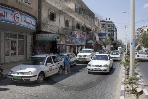 Street scene in Gaza City / Palestinian Territories. 14.06.2011