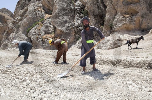 Bauarbeiter in Nordafghanistan