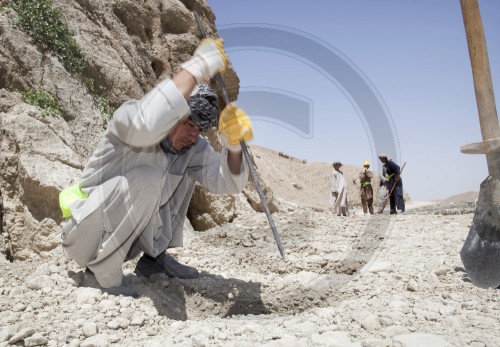 Bauarbeiter in Nordafghanistan