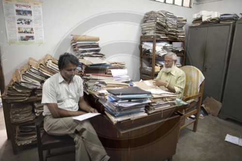 Mitarbeiter im Finanzministerium in Dhaka