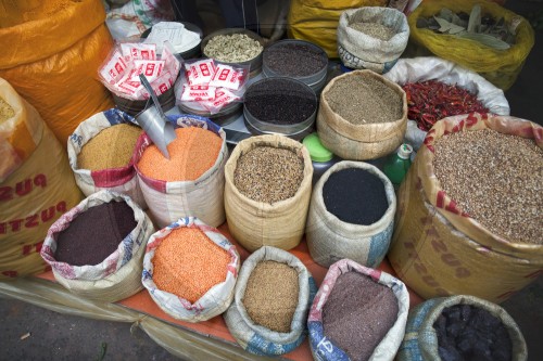 Marktszene in Dhaka