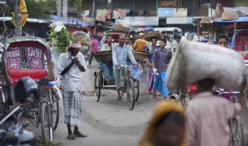 Strassenszene in Dhaka