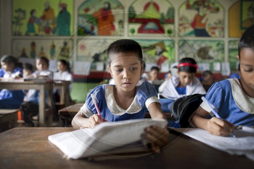 Dorfschule in Bangladesch