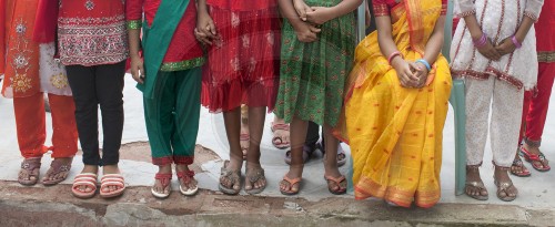 Kinderfuesse in Jessore