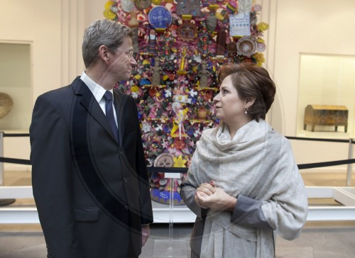 Guido WESTERWELLE , FDP , Bundesaussenminister und Patricia Espinosa Cantellano