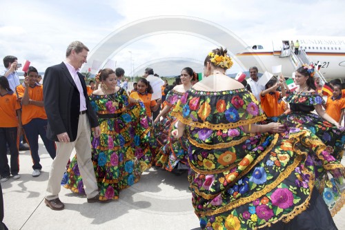 Ankunft am Flughafen von Tuxtla Gutierrez