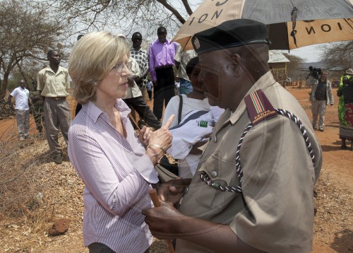 Barbara Dieckmann in Kenia