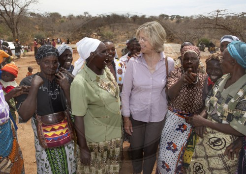 Barbara Dieckmann in Kenia