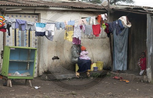 Waescheleine in Nairobi|Clothesline in Nairobi
