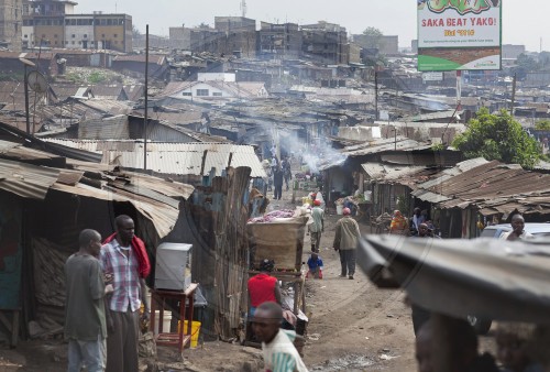 Slum in Nairobi, Kenia|Slum in Nairobi, Kenya