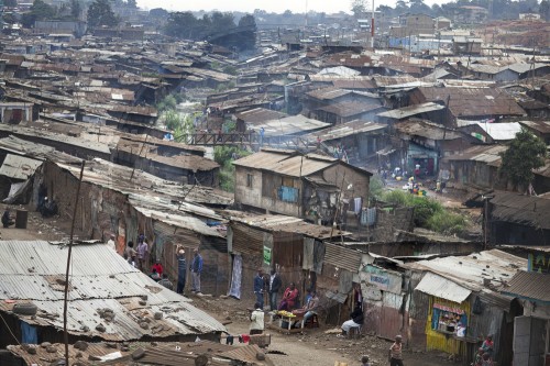 Slum in Nairobi, Kenia|Slum in Nairobi, Kenya