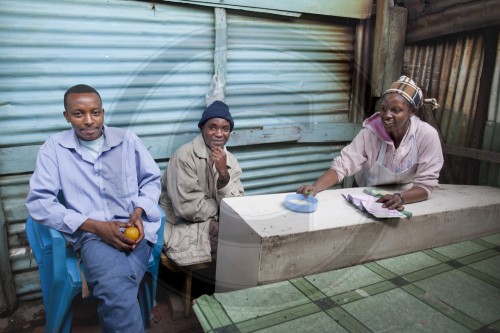 Cafebesitzer in Nairobi, Kenia|Cafe owner in Nairobi, Kenya