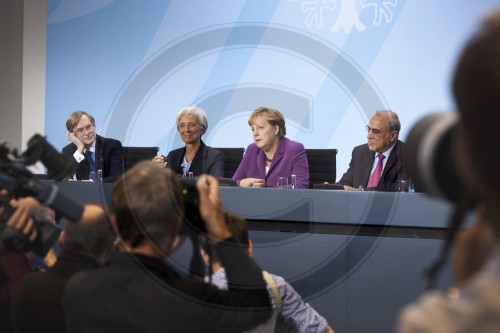 Zoellick, Lagarde, Merkel, Gurria