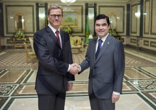 Guido Westerwelle in Turkmenistan