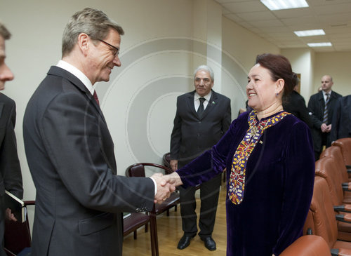 Westerwelle in Turkmenistan