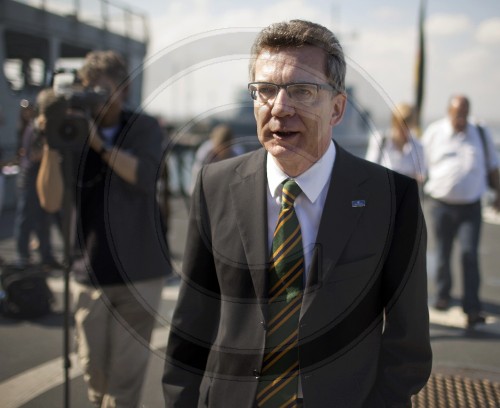 Thomas de Maiziere in Djibouti