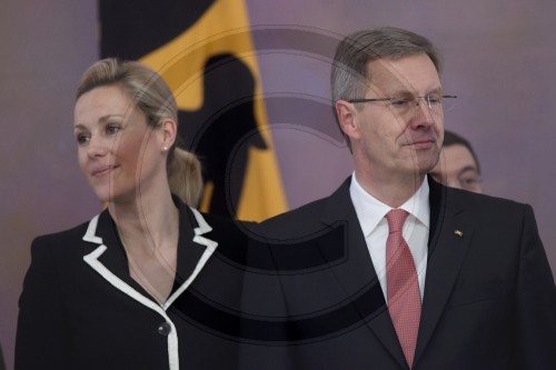 Christian Wullf und Frau