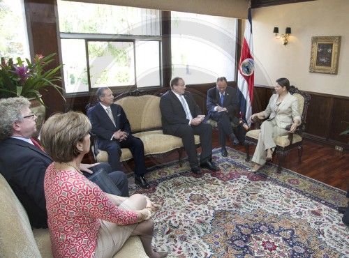 Niebel trifft Praesidentin von Costa Rica