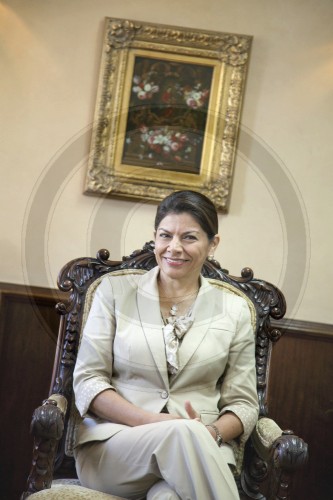 Niebel trifft Praesidentin von Costa Rica