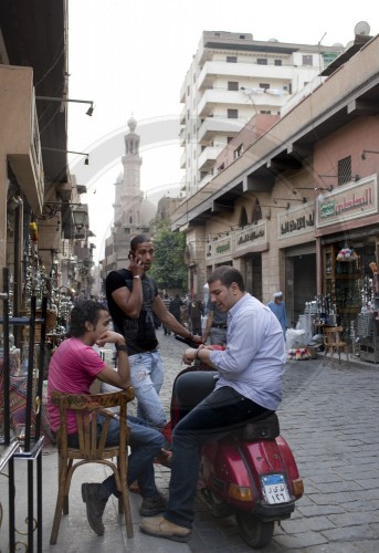 Strassenszene in der Altstadt von Kairo