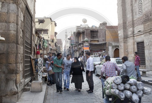 Strassenszene in der Altstadt von Kairo