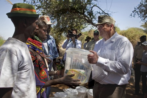 Niebel in Kenia