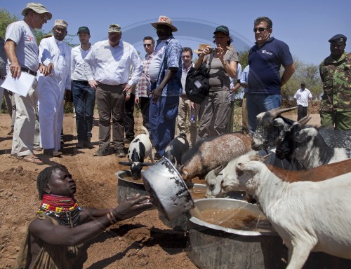 Niebel in Kenia