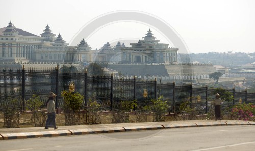 Hauptstadt Naypyitaw in  Myanmar