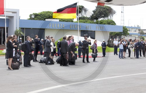 Ankunft einer deutschen Delegation