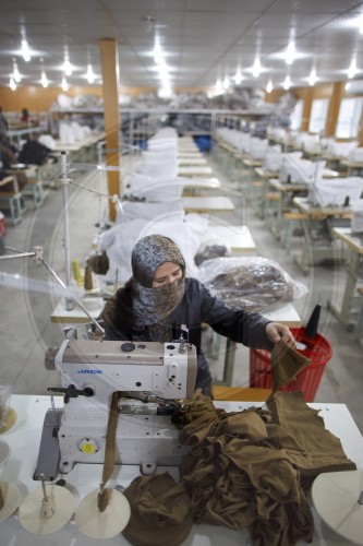 Kleidungsproduktion in Afghanistan