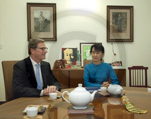 Westerwelle trifft Aung San Suu Kyi