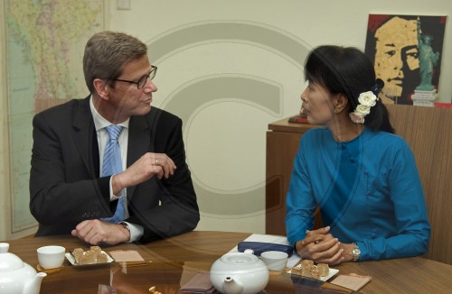 Westerwelle trifft Aung San Suu Kyi