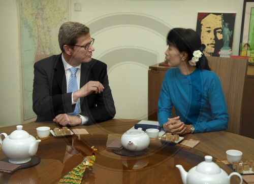 Westerwelle trifft Aung San Suu Kyi