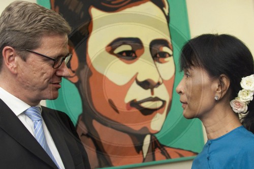 Westerwelle trifft Aung San Suu Kyi