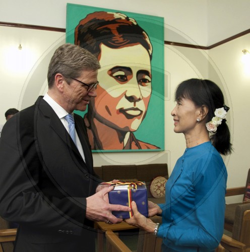 Westerwelle trifft Aung San Suu Kyi