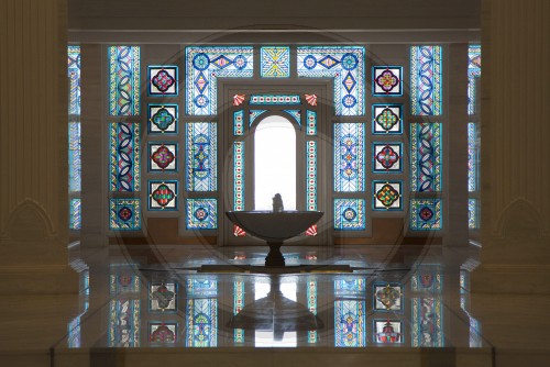 Fenster Mosaik am Amtssitz des Emirs von Katar