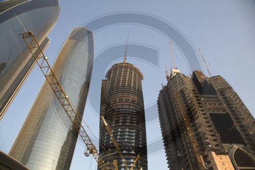 Baustelle in Abu Dhabi