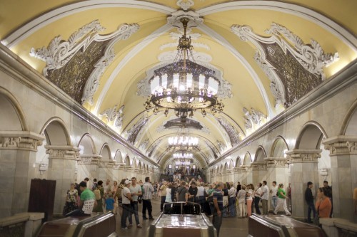 Metrostation Komsomolskajain Moskau