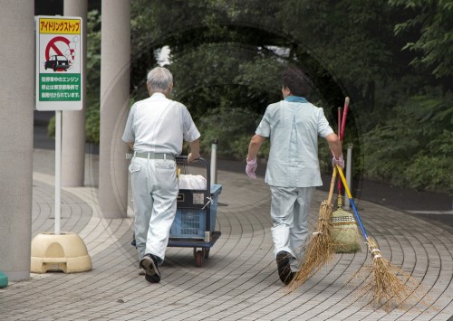 Reinigungskraefte in Tokio