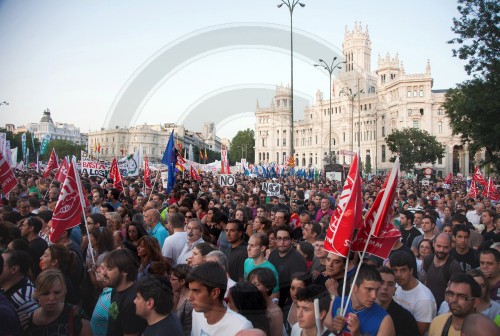 Proteste in Madrid