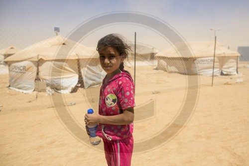 Syrisches Fluechtlingslager in Jordanien